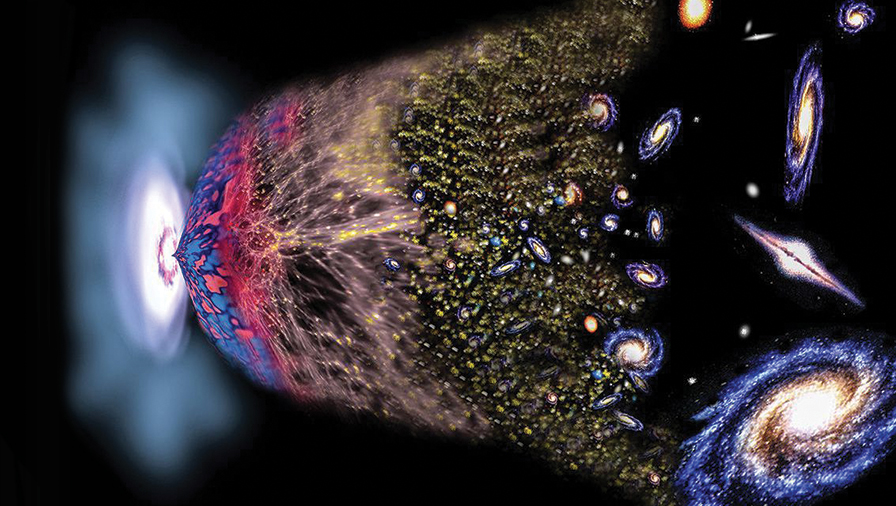 Big Bang Theory – an artist’s impression (Smithsonian magazine, 2014).