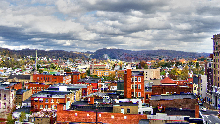 Clarksburg, West Virginia, is the heart of coal country