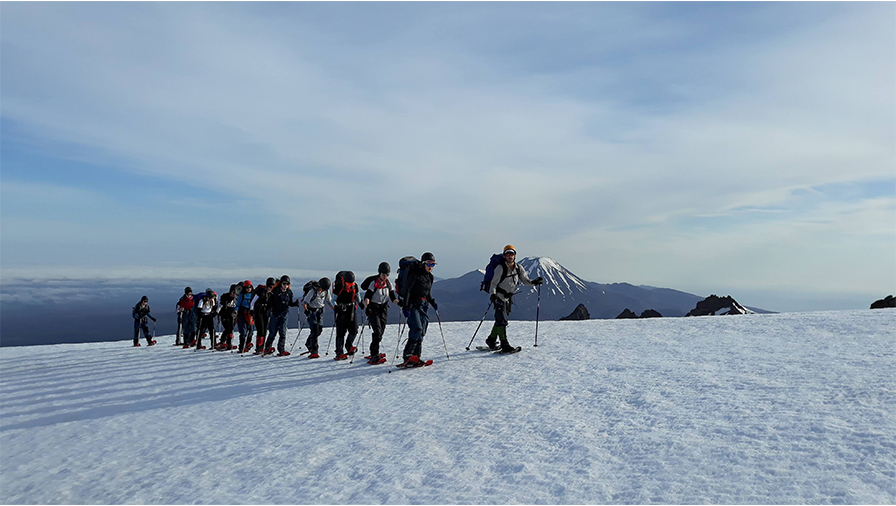 Hillary Outdoors students on Ruapehu