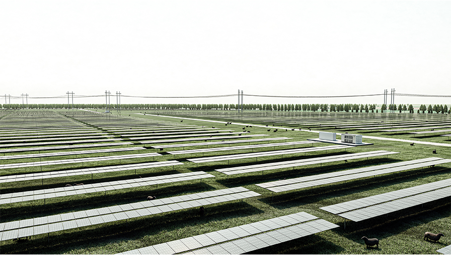 Lodestone Energy solar panels farm