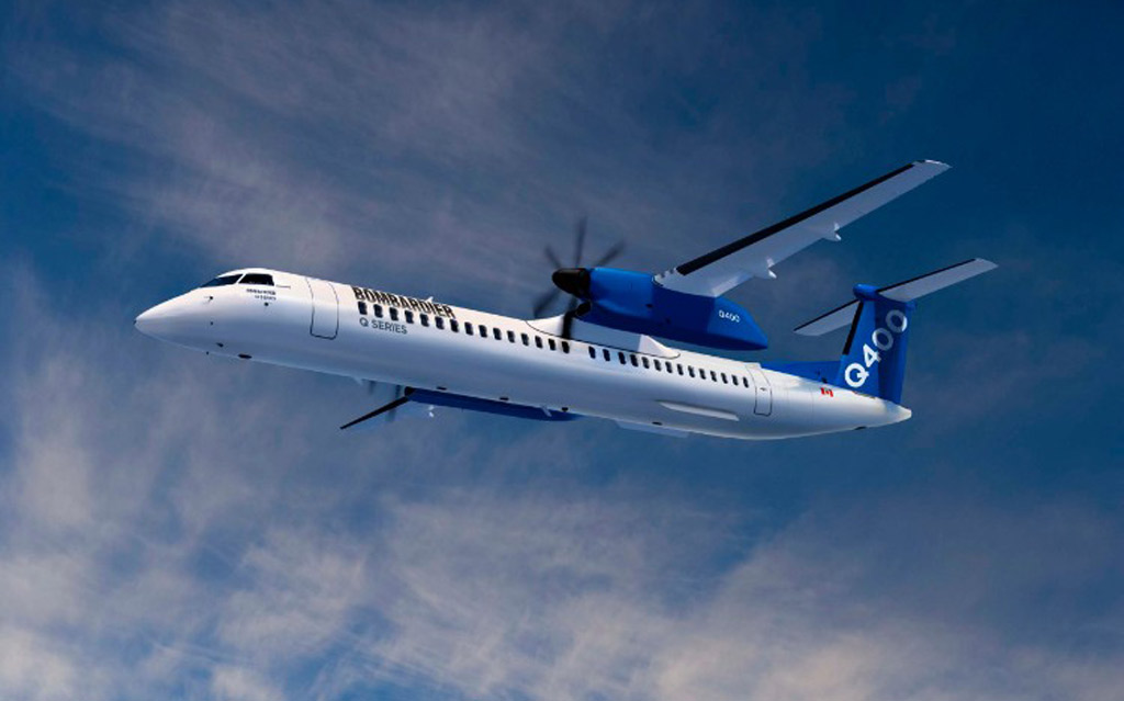 Bombardier's new 90-seat Q400 has been certified.