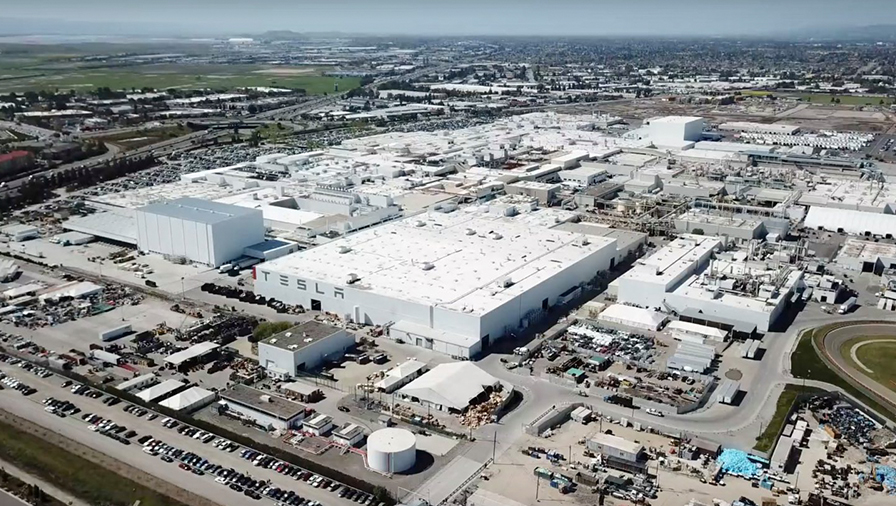 Tesla's factory in Fremont